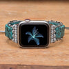 Bracelet d'Apple Watch Sésame Bleu Serein