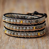 Bracelet Chic Punk en Labradorite