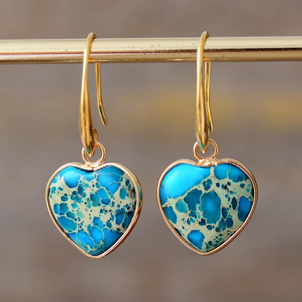 Boucles d'Oreilles Classiques en Coeur