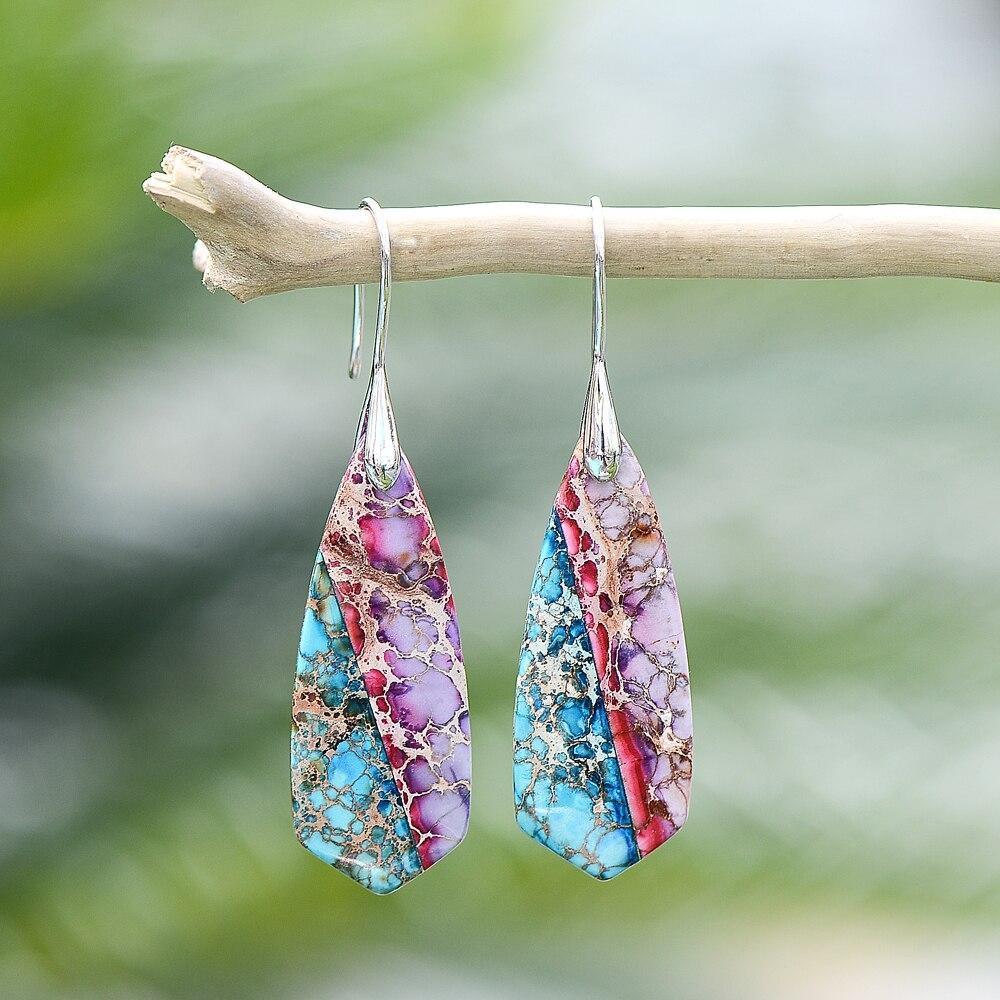 Boucles d'Oreilles Audacieux en Jaspe