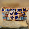 Bracelet Arbre de Vie en Lapis-Lazuli