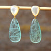 Boucles d'Oreilles Clarté & Confiance en Fluorite