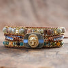 Bracelet en Labradorite "Force du Lion"