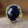 Bague Cocktail de Luxe en Sodalite