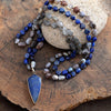 Collier Mala Protecteur en Lapis