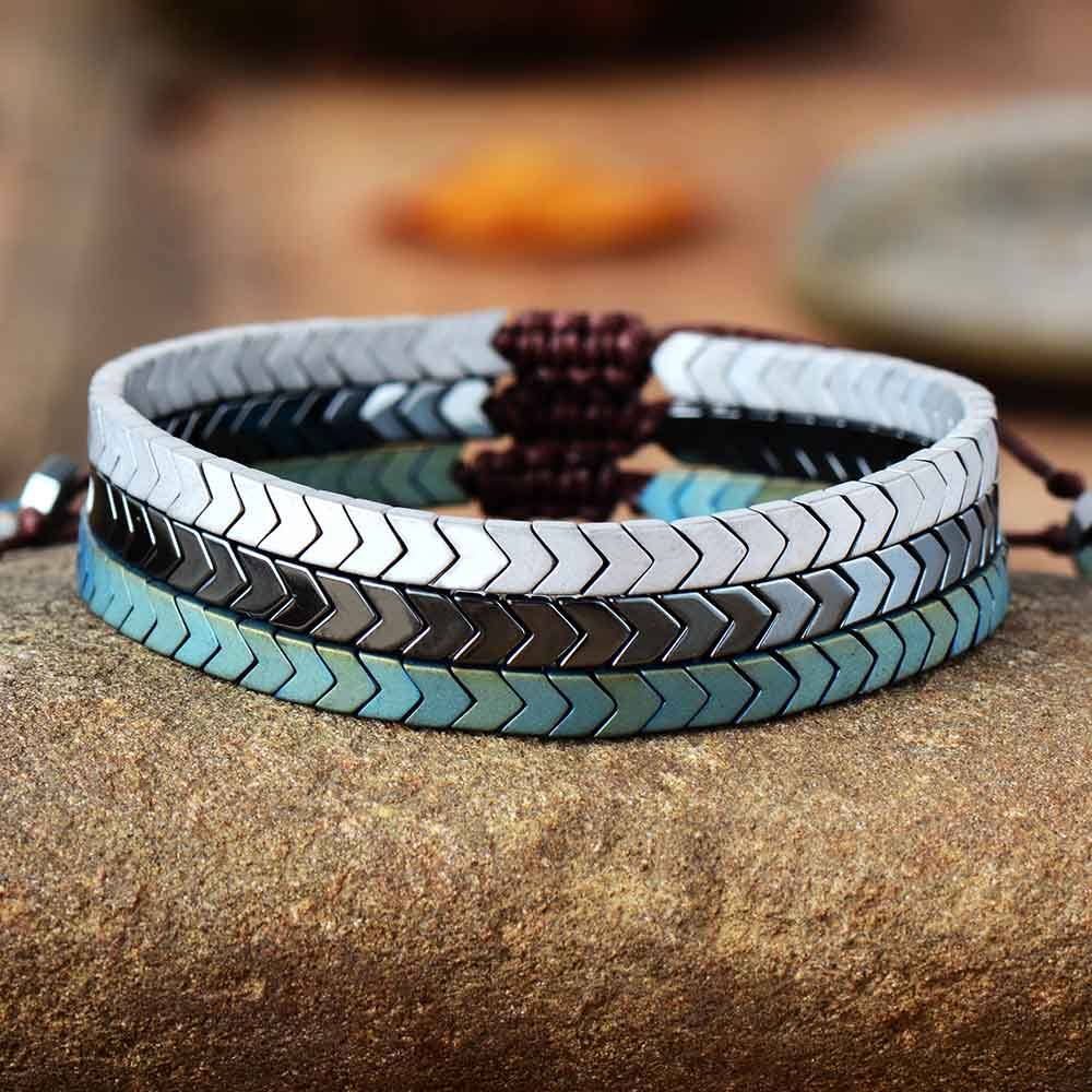 Bracelet Tranquilité en Hématite