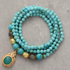 Collier de Méditation Polyvalent Vintage en Turquoise