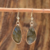 Boucles d'Oreilles Envoûtantes en Labradorite