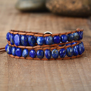 Bracelet Unisexe Intensité en Lapis-Lazuli