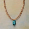 Collier Stylisé en Turquoise Brute