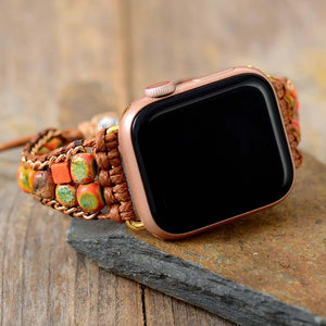 Bracelet Bohème pour Apple Watch en Jaspe