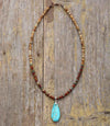 Collier en Jaspe Tribal de Protection