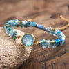 Bracelet Captivant Opale Bleue