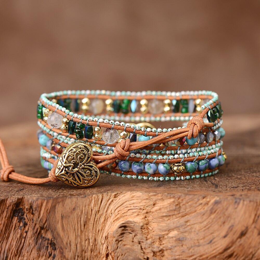 Bracelet Mystique en Opale Verte