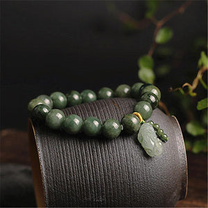 Bracelet Feng-Shui en Jade Pixiu