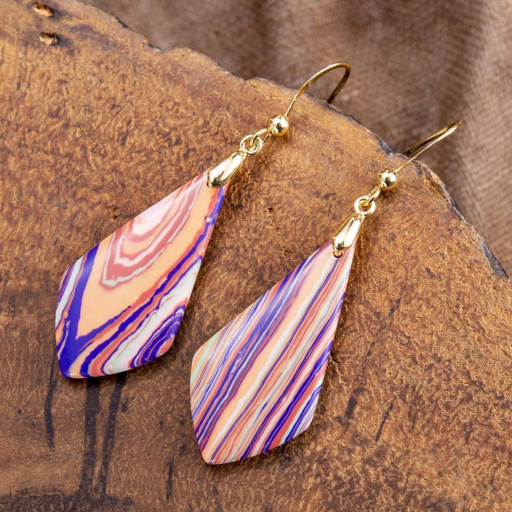 Boucles d'Oreilles Arc-en-Ciel