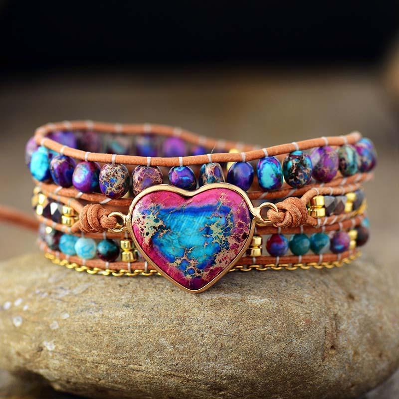 Bracelet Violet Romance et Passion