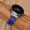 Bracelet pour Montre Samsung Profondeur en Jaspe Bleu