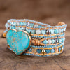 Bracelet Ciel Bleu en Cuir