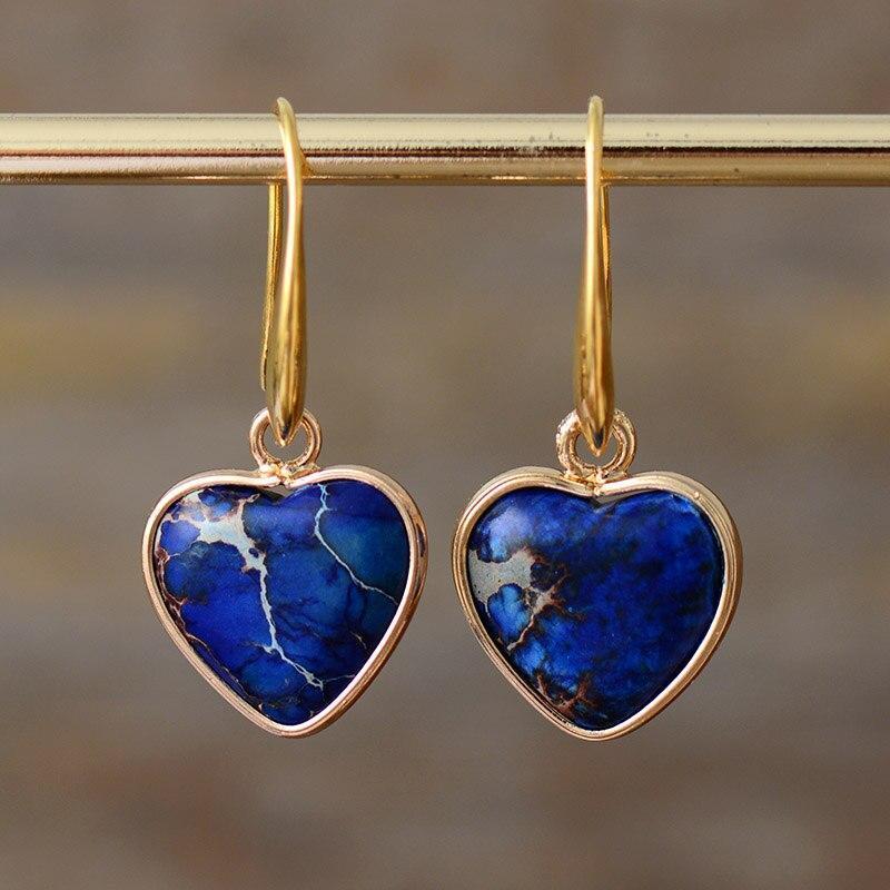 Boucles d'Oreilles Classiques en Coeur