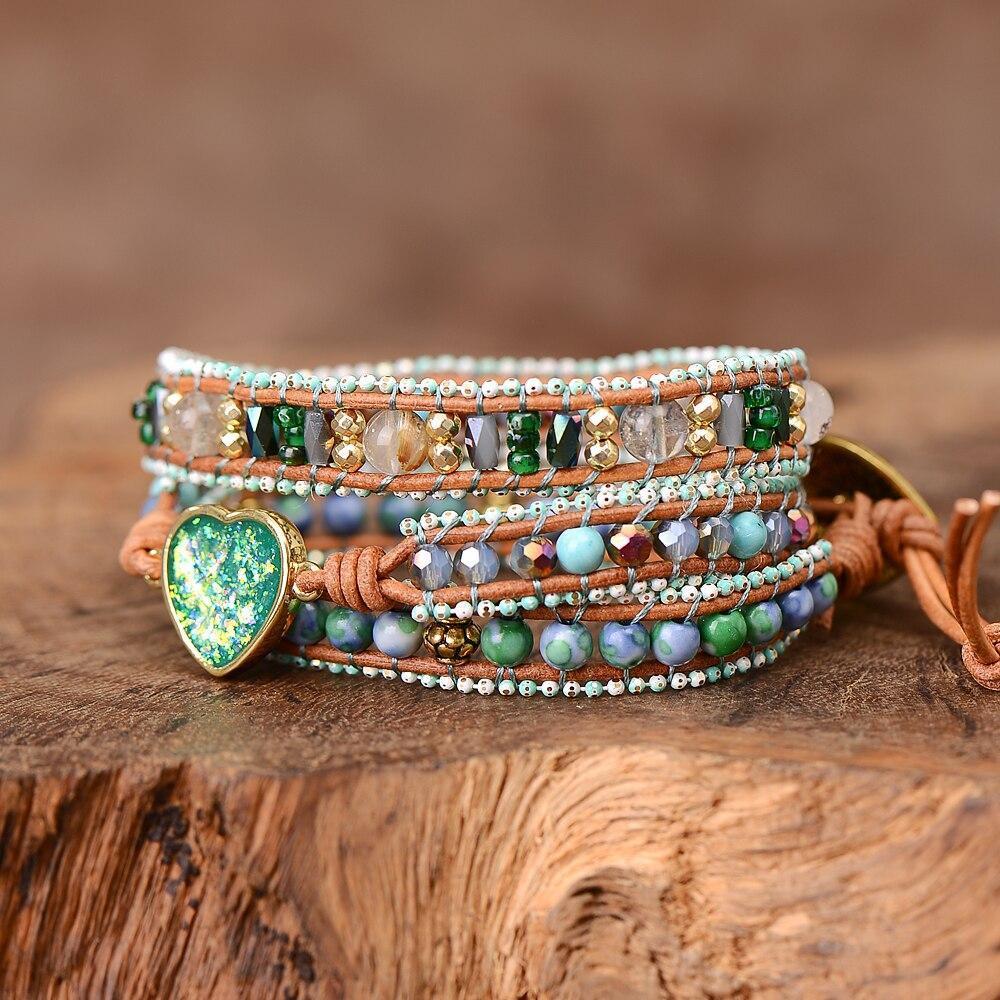 Bracelet Mystique en Opale Verte