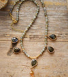 Collier en Labradorite Vintage