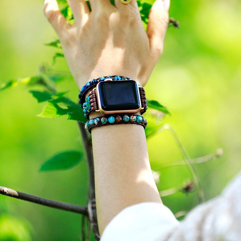 Bracelet pour Montre Apple Coloré Clé de l'harmonie intérieure