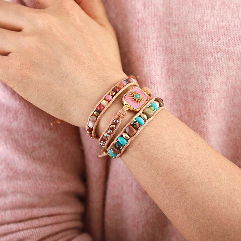 Bracelet Boho Captivant Rayon de Soleil