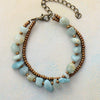 Bracelet Multicouches Espoir d'Amour en Amazonite & Apatite