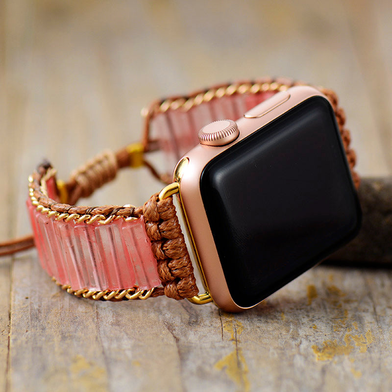 Bracelet d'Apple Watch Bonne Humeur et Idées Cool en Quartz