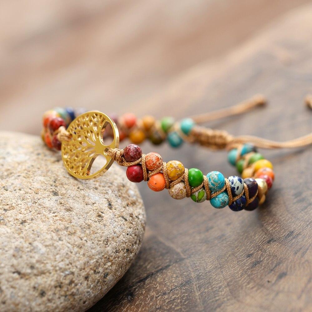 Bracelet Arbre de Vie & Chakras