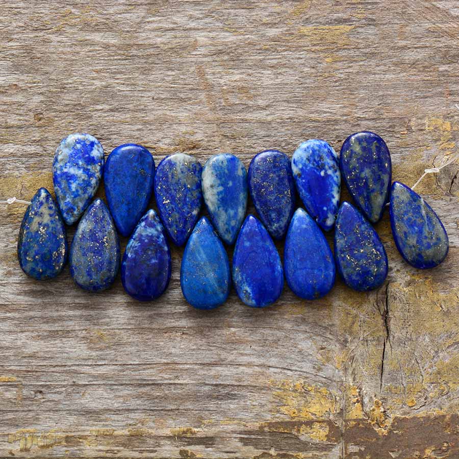 Boucles d'Oreilles du Rêveur en Lapis-Lazuli Bleu