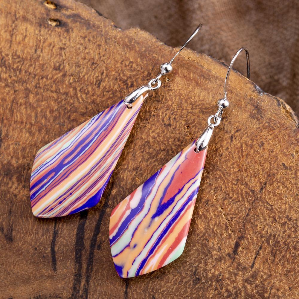 Boucles d'Oreilles Arc-en-Ciel