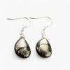 Boucles d'Oreilles Reflets Éclatants en Pyrite