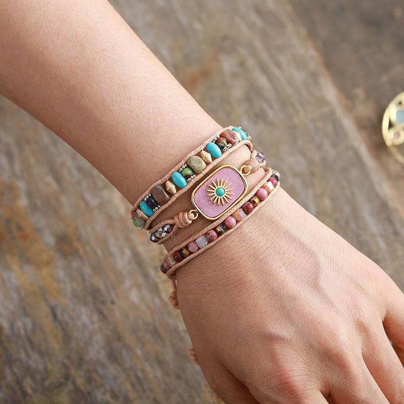 Bracelet Boho Captivant Rayon de Soleil