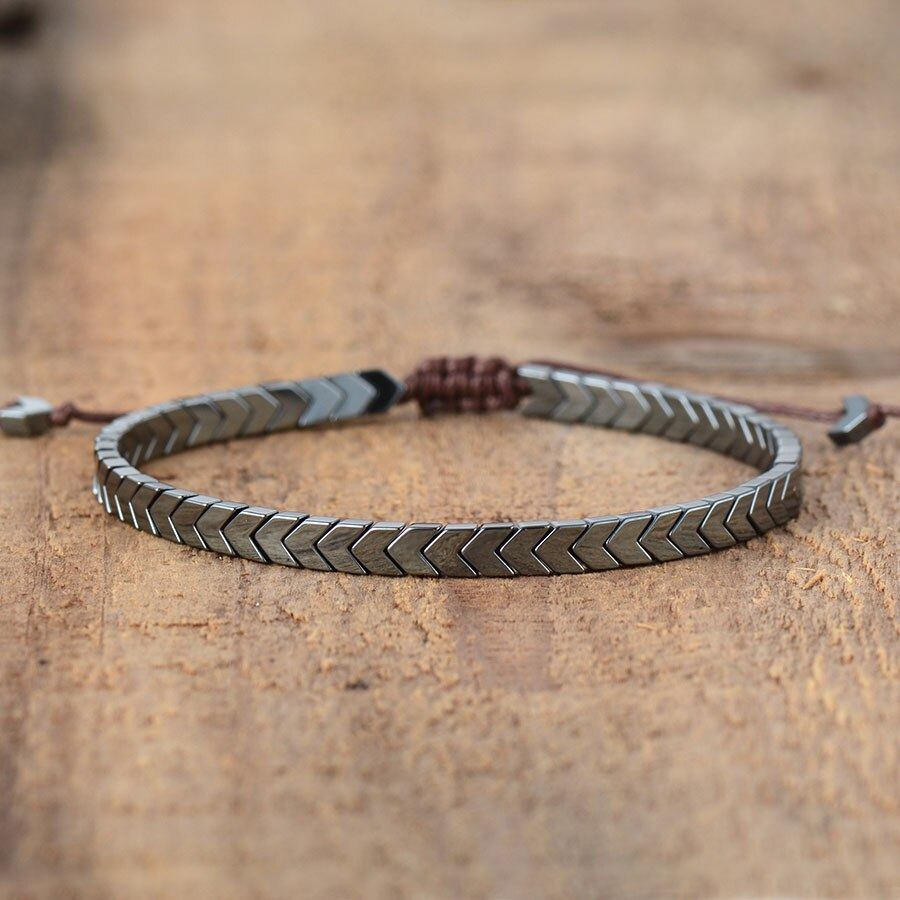 Bracelet Tranquilité en Hématite