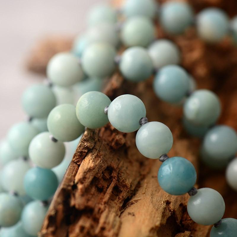 Collier Pastel Mala en Amazonite