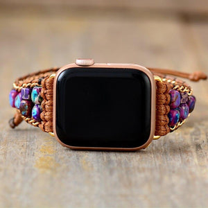 Bracelet Bohème pour Apple Watch en Jaspe