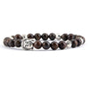 Bracelet en Bronzite Bouddha