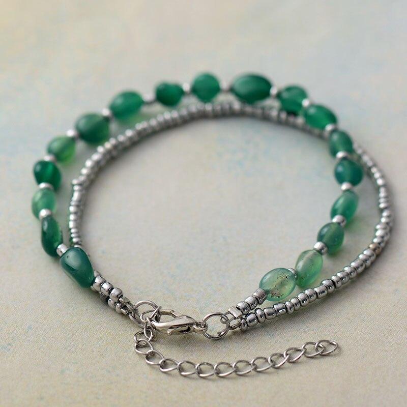 Bracelet Mystique en Onyx Vert