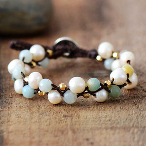 Bracelet Gracieuse Splendeur en Perles d'Eau Douce