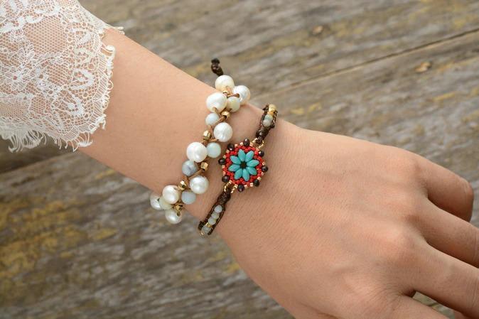 Bracelet Gracieuse Splendeur en Perles d'Eau Douce