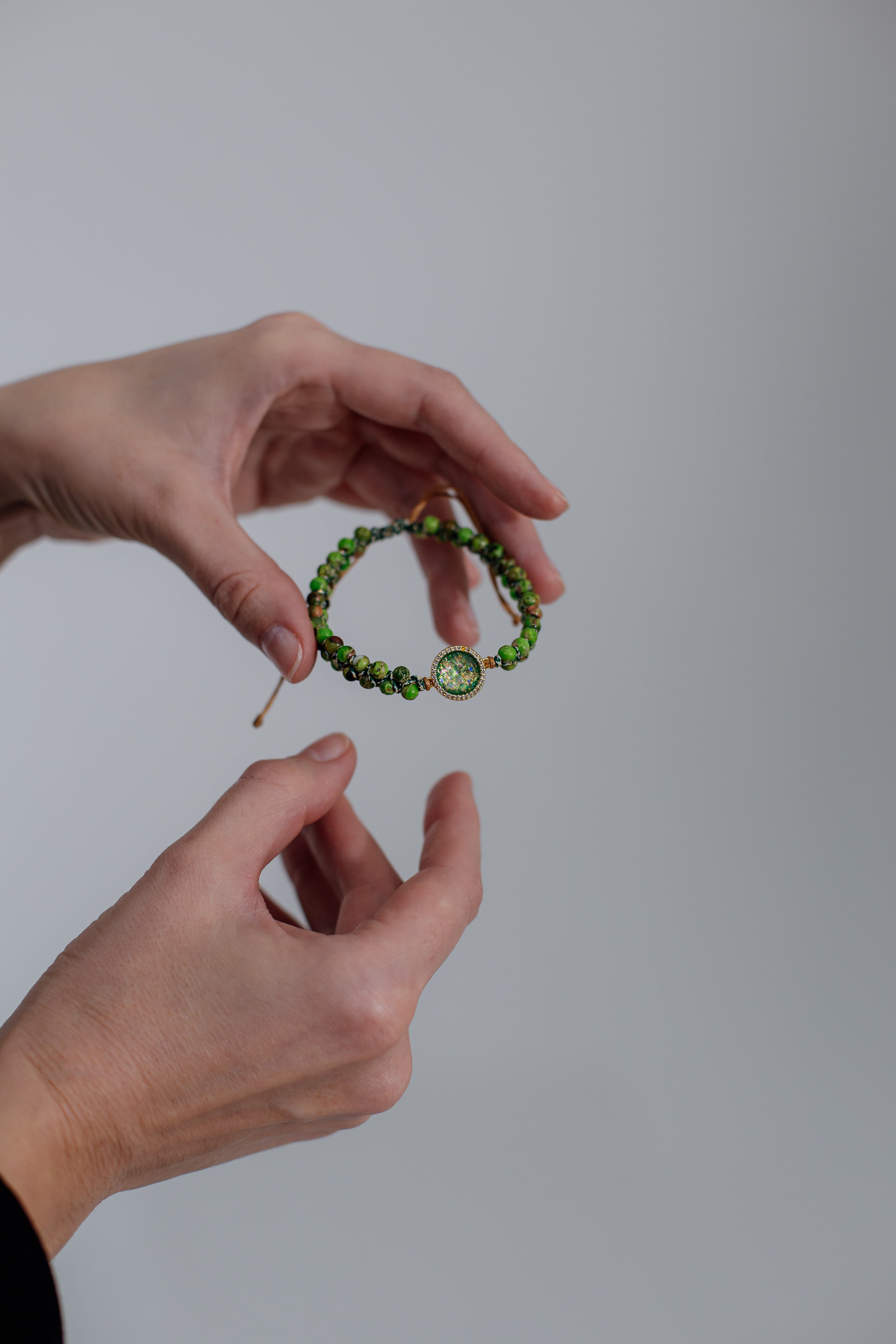 Bracelet Terre Synergique en Perles d'Opale