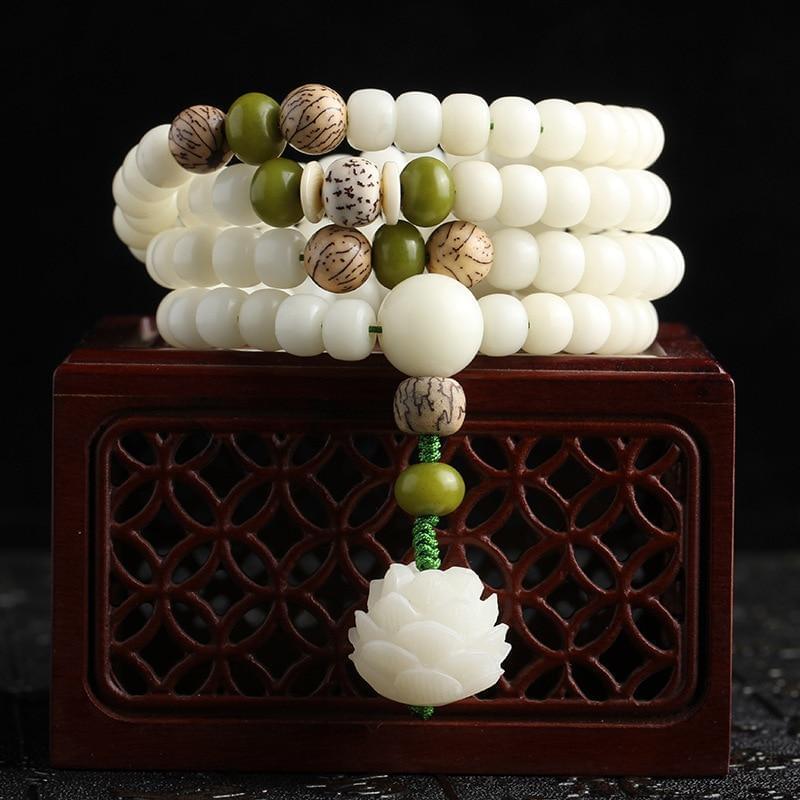 Mala Rivière de Guérison en Graines de Bodhi