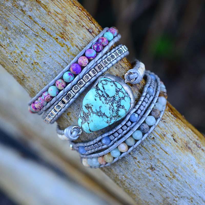 Bracelet Protecteur en Turquoise