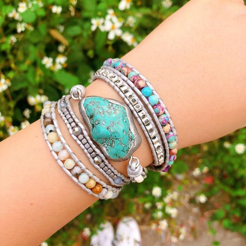 Bracelet Protecteur en Turquoise