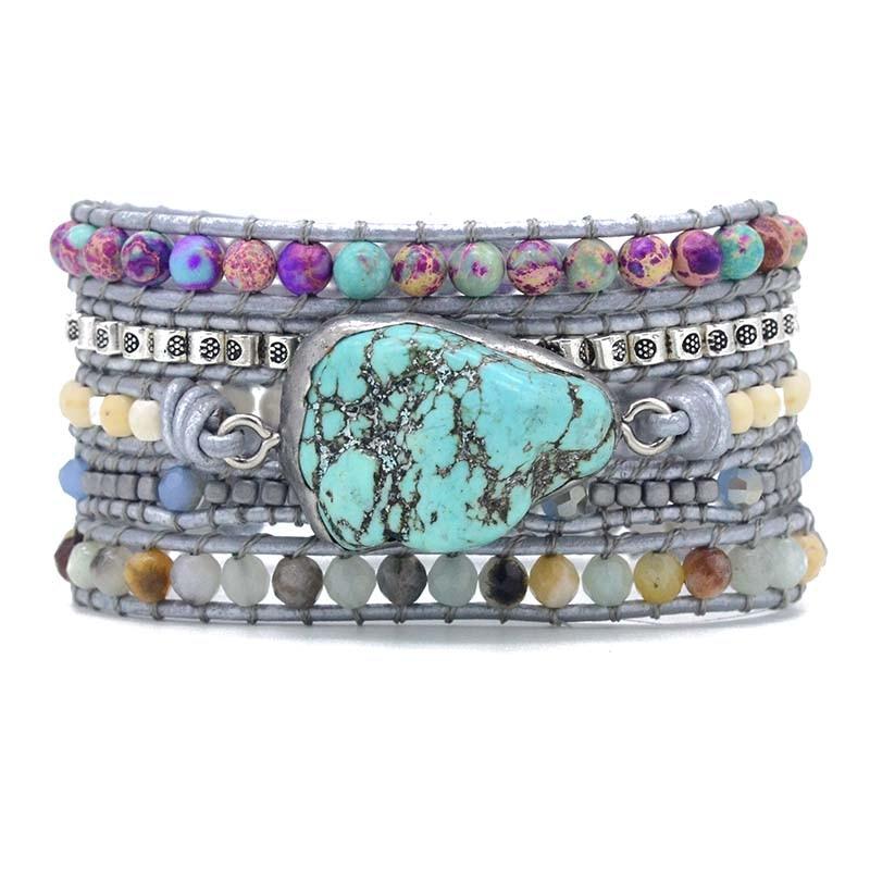 Bracelet Protecteur en Turquoise