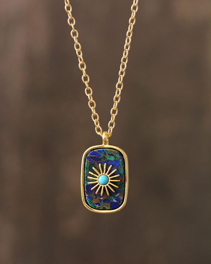 Collier Géométrique Pouvoir du Soleil