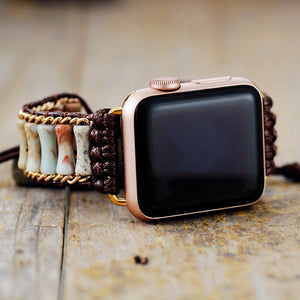 Bracelet pour Montre Apple Style & Guérison en Jaspe