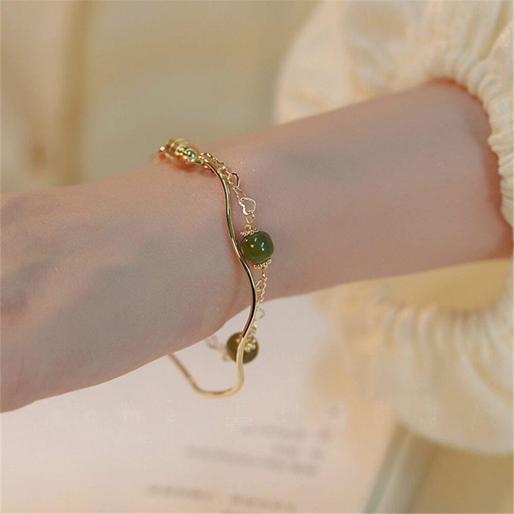 Bracelet Belle Bénédiction en Jade Vert